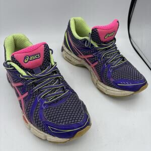 Asics Sneakers Womens Size 7 Gel Exalt Run Walk Speva Duomax Purple Pink‎ T379Q